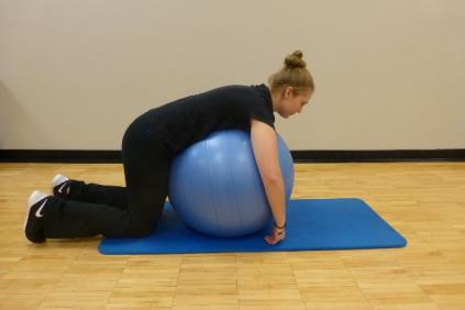 seated row with tubing starting position exercise