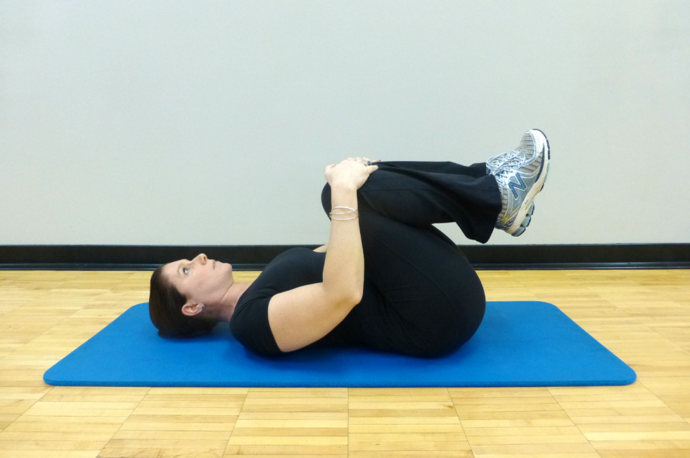 knee to chest stretch