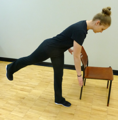 single leg dead lift exercise