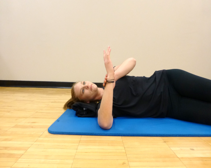 Shoulder 2 sleeper stretch