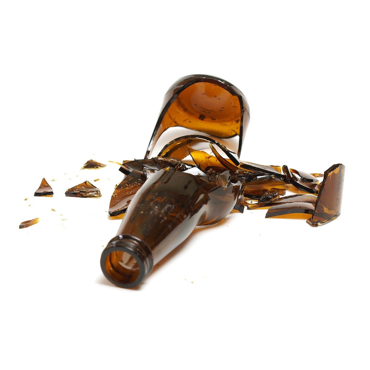 broken glass bottle