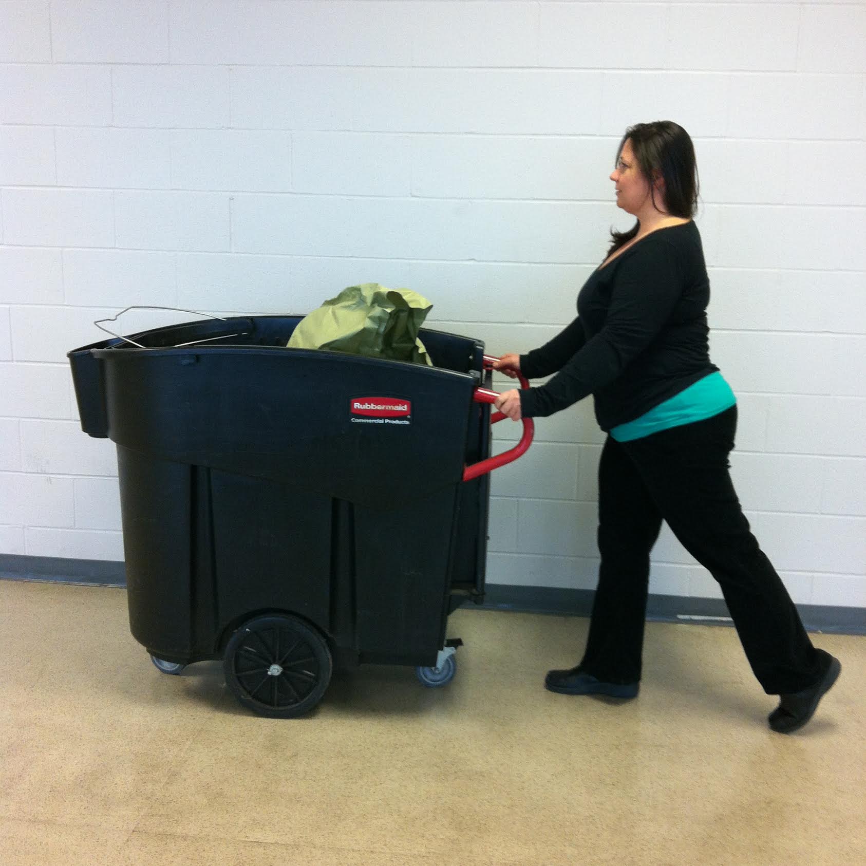 Real life example of proper pushing posture