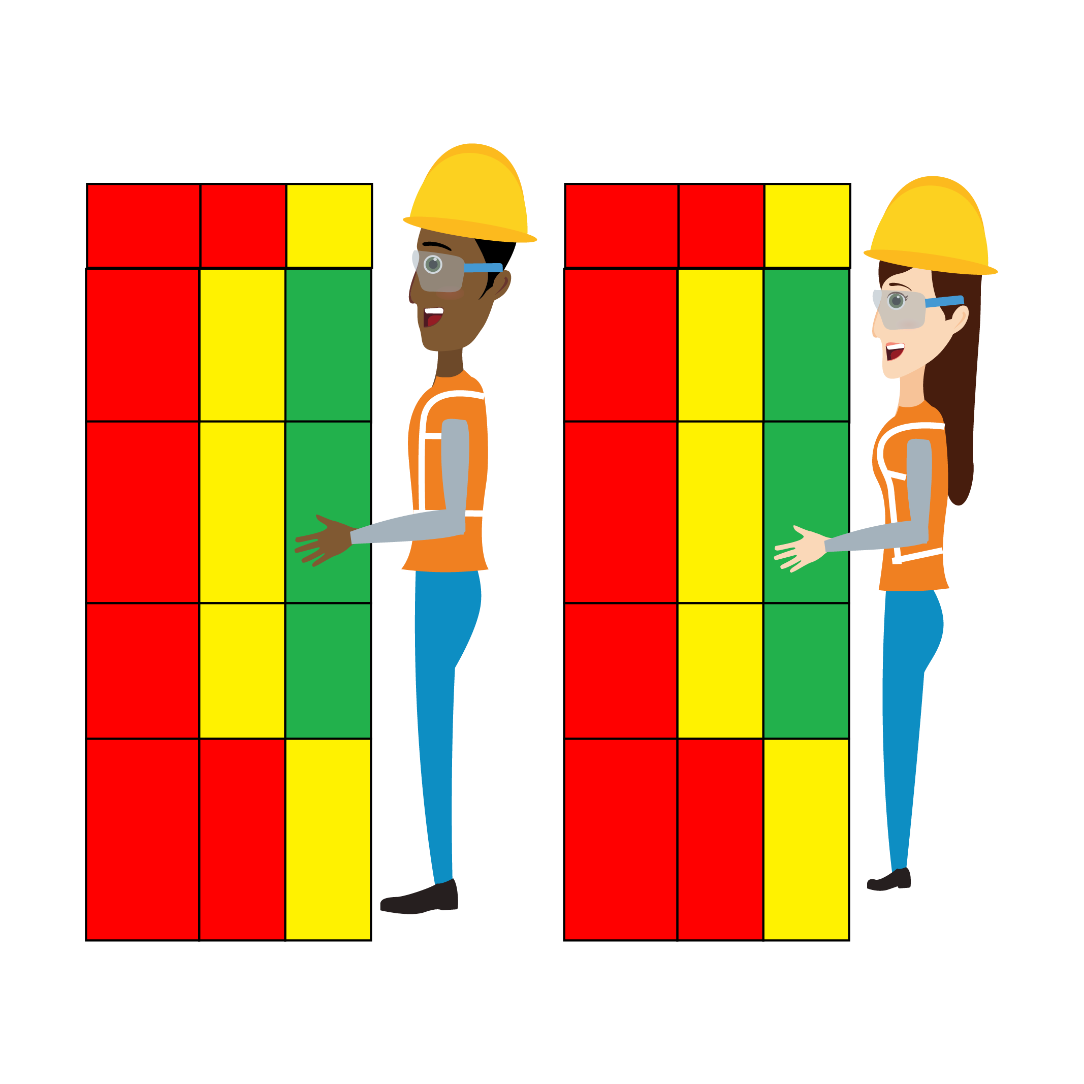 Work-Fit Wilson and Work-Fit Wanda give a reference for the range of their power zone.
